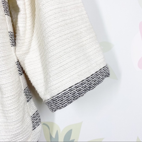 By Malene Birger Blazer Jacket Ivory Cream Beaded Open Front 40 - Picture 5 of 9